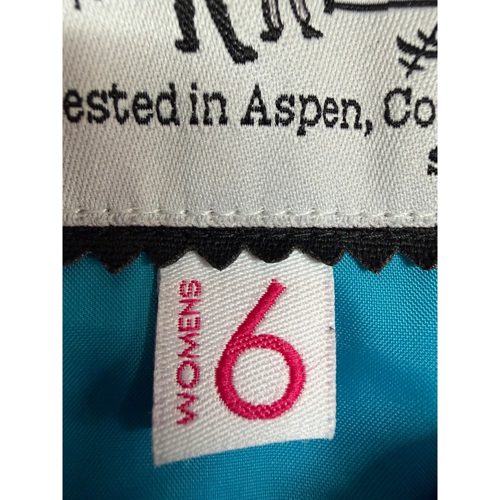 Obermeyer Womens Blue Down Insulated Ski Jacket Hooded Winter Coat‎ Size 6 - Picture 6 of 17